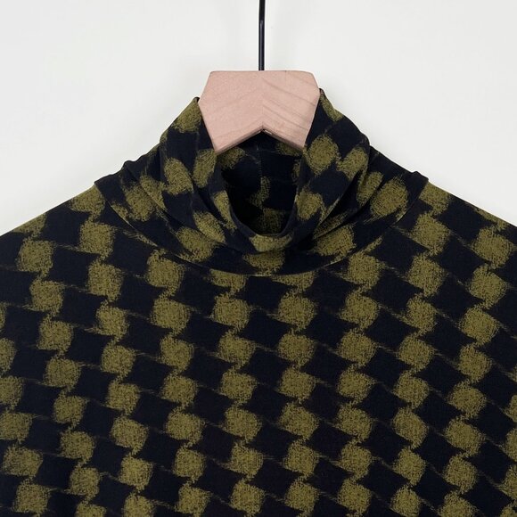 Norma Kamali Kulture Long Sleeve Turtleneck Mini Midi Tunic Dress Turtleneck XL - Picture 2 of 7